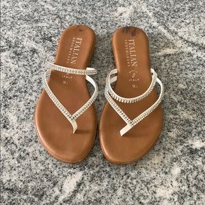 Rhinestone Wedding Flip Flops